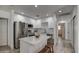 Spacious kitchen island with white quartz countertop at 3135 N 34Th St, Phoenix, AZ 85018