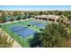 Aerial view of community tennis courts at 402 W Beechnut Pl, Sun Lakes, AZ 85248