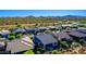 Aerial view of a luxury home community with mountain views at 17756 E Silver Sage Ln, Rio Verde, AZ 85263