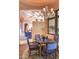 Charming breakfast nook with a round table and four chairs at 9808 E Honey Mesquite Dr, Scottsdale, AZ 85262