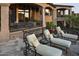 Relaxing pool deck with lounge chairs and mountain views at 9808 E Honey Mesquite Dr, Scottsdale, AZ 85262