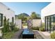 Private courtyard with water feature and mountain views at 5815 N Kiva Ln, Paradise Valley, AZ 85253