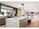 Luxurious kitchen with marble island and high-end appliances at 5815 N Kiva Ln, Paradise Valley, AZ 85253