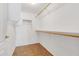 Spacious walk-in closet with double hanging rods at 10401 N Saguaro Blvd # 224, Fountain Hills, AZ 85268