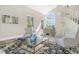 Open living space with a statement chandelier and comfortable seating at 8757 E Lariat Ln, Scottsdale, AZ 85255
