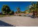 Large backyard with pool, basketball court, and patio at 1912 E Gemini Pl, Chandler, AZ 85249