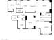 Two-story home floor plan, showcasing spacious rooms and multiple bathrooms at 1912 E Gemini Pl, Chandler, AZ 85249