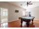 Game room includes a pool table and views into other rooms at 1912 E Gemini Pl, Chandler, AZ 85249