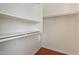 Spacious closet with shelving and hanging rods at 1912 E Gemini Pl, Chandler, AZ 85249