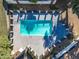 An aerial view of a refreshing community swimming pool at 4505 W Mclellan Rd, Glendale, AZ 85301