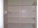 Shelving and hanging space in this large closet at 3114 E Hazelwood St, Phoenix, AZ 85016