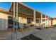 Patio with covered seating area and rocking chairs at 3017 W Hearn Rd, Phoenix, AZ 85053