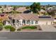 Single story home with solar panels and a large backyard at 1223 E Clearview Dr, Casa Grande, AZ 85122
