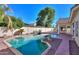 Relaxing backyard oasis with a sparkling pool at 1223 E Clearview Dr, Casa Grande, AZ 85122