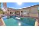 Inviting pool and expansive patio perfect for entertaining at 1223 E Clearview Dr, Casa Grande, AZ 85122