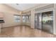 Breakfast nook with large windows and access to the backyard at 14766 W Piccadilly Rd, Goodyear, AZ 85395