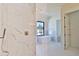Spa-like bathroom featuring a marble shower and a freestanding bathtub at 2041 N Orchard --, Mesa, AZ 85213