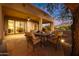 Patio with seating area and mountain views at 10801 E Happy Valley Rd # 27, Scottsdale, AZ 85255