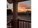 View of sunset from the porch at 9302 E Broadway. -- # 147, Mesa, AZ 85208