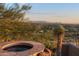Hot tub with scenic desert landscape views at 9215 E Red Lawrence Dr, Scottsdale, AZ 85262