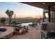 Relax in the hot tub and enjoy stunning desert views at sunset at 9215 E Red Lawrence Dr, Scottsdale, AZ 85262