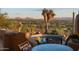 Outdoor patio with seating and pool access at 9215 E Red Lawrence Dr, Scottsdale, AZ 85262