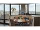 Charming breakfast nook with scenic views and built-in seating at 9215 E Red Lawrence Dr, Scottsdale, AZ 85262