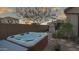 Relaxing hot tub in a private backyard setting at 42715 N Courage Trl, Anthem, AZ 85086