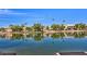 Lake view of waterfront community with palm trees at 2036 E Catamaran Dr, Gilbert, AZ 85234