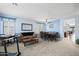 Bright dining room with a wooden table and chairs at 1095 W Desert Valley Dr, San Tan Valley, AZ 85143