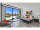 Bright bedroom with pool view and sliding glass doors at 30505 N Sage Dr, Peoria, AZ 85383