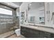 Contemporary bathroom with walk-in shower at 30505 N Sage Dr, Peoria, AZ 85383