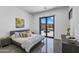 Bright bedroom with sliding glass door to patio at 30505 N Sage Dr, Peoria, AZ 85383
