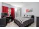 Guest bedroom with desk and chair, ideal for a home office at 1825 W Ray Rd # 1001, Chandler, AZ 85224