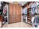 Spacious walk-in closet with ample shelving and hanging space at 28694 N 127Th Ln, Peoria, AZ 85383