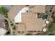 Top-down view of home, showing roofline and pool at 33231 N 72Nd Pl, Scottsdale, AZ 85266
