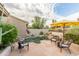 Inviting pool area with comfortable seating and a beautiful landscape at 33231 N 72Nd Pl, Scottsdale, AZ 85266