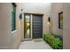 Modern entryway with sleek door and minimalist design at 37200 N Cave Creek Rd # 1082, Scottsdale, AZ 85262