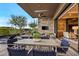 Outdoor patio with seating area, dining table, and views at 37200 N Cave Creek Rd # 1082, Scottsdale, AZ 85262