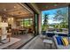 View of patio with indoor-outdoor access to dining area at 37200 N Cave Creek Rd # 1082, Scottsdale, AZ 85262