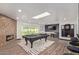 Game room features a pool table, dartboard, and shuffleboard at 6908 E Mariposa Dr, Scottsdale, AZ 85251