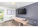 Game room with shuffleboard and a modern wall decor at 6908 E Mariposa Dr, Scottsdale, AZ 85251