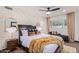 Spacious bedroom with stylish decor and large window at 6908 E Mariposa Dr, Scottsdale, AZ 85251