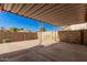 Covered patio with concrete flooring at 10014 N 66Th Ln, Glendale, AZ 85302