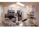 Modern kitchen featuring granite countertops and stainless steel appliances at 2025 E Campbell Ave # 330, Phoenix, AZ 85016