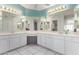Double vanity bathroom with ample counter space and mirrors at 8333 W Wescott Dr, Peoria, AZ 85382