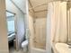 Bathroom with shower stall and updated vanity at 225 S Motherlode Dr, Apache Junction, AZ 85119