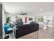 Open living space with kitchen and modern decor at 8344 E Bonnie Rose Ave, Scottsdale, AZ 85250