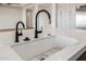 Modern kitchen sink and faucet with marble countertop at 25219 S 194Th St, Queen Creek, AZ 85142