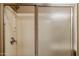 Shower stall with sliding glass door at 6535 E Superstition Springs Blvd # 109, Mesa, AZ 85206